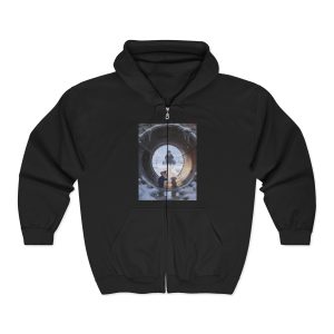 Urban Explorer Zip Hoodie — 'Into the Light' Tunnel Photo